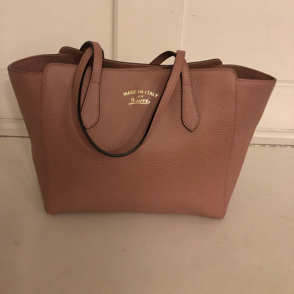 Gucci Swing Leather Tote - Picture 3 of 8